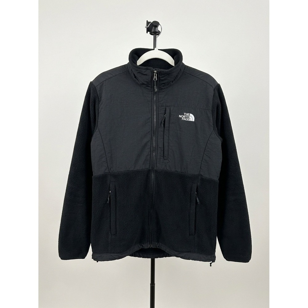 The North Face Denali Fleece Jacket Women L Large Black Full Zip Polartec